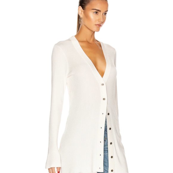 L'AGENCE White Cardigan - Picture 2 of 5